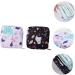 Buy Lurrose 2 PCS Napkin Holder & Sanitary Napkin Storage Bag | Travel-Friendly Menstrual Pad & Coin Pouch for Women Black Nylon Mini Purse - Buy Online on GoSupps.com