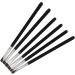 Healeved 18 Pcs Flat Eyebrow Brush Concealer Brush Eyeliner Brush Slanted Eye Brush Black Artificial Fiber - Buy Online on GoSupps.com