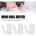 3Pcs Mini Nail Dryer Professional Nail Light Curing Gel LED Dryer Mouse Shape LED Nail Lamp Portable Nail Lamp Gel Polish Light for Nail Salon Home Travel (White) - Buy Online on GoSupps.com