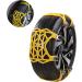 Swetup Universal Snow Chains - 6-Piece Tire Chains for Cars & Trucks (205/55 R16) | Anti-Slip Safety Aid for Tire Width 165-285 mm - Buy Online on GoSupps.com