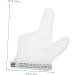 ERINGOGO Child Stop Gloves - White Nylon Thumb Protector for Anti-Eating - 1 Pair - Buy Online on GoSupps.com