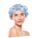 Silk Adjustable Hair Tie Bonnet for Sleeping - Blue | Healeved 1pc Soft Silk Hair Wrap Shower Cap for Night Sleep Care - Buy Online on GoSupps.com
