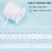 PandaHall 100 Yards 6mm Flat White Sequin Trim Spool for Jewelry Making and Costumes - Buy Online on GoSupps.com