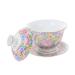 Zerodeko Household Teaware 1 Set with Household Ceramic Style Delicate Traditional Cup Saucer Lid Ware Kungfu Teacup Fu Mug