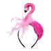 Harilla Pink Flamingo Headband Cute Animal Head Hoops Feathers Hair Accessories Headdress for Girls Women Beach Party Carnival Costume Cosplay Accessories