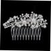 minkissy Barrettes for Women Pearl Hair Accessories Pearl Hair Clip Hair Jewels for Women Women's Hair Accessories Pearl Hair Pin Bridal Hair Clip Flower Hair Comb Pearlescent Blush Bride - Buy Online on GoSupps.com