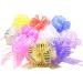 FRCOLOR 10pcs Golden Wedding Pull Flower Bows - Large Hand-Painted Gauze Decor for Weddings & Christmas - Perfect Gift Garland Decoration 74x5cm - Buy Online on GoSupps.com