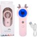 Desktop Pink Face Humidifier Sprayer USB Rechargeable Handheld Mist Sprayer - Buy Online on GoSupps.com