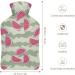 Watermelon Hot Water Bottle with Plush Cover - Hand Warmer for Adults & Kids | 26.5x15.3cm | International Shipping - Buy Online on GoSupps.com