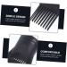 FOMIYES 2pcs Hair Dryer Comb Styling Comb Hair Dryer Attachment for Blow Dryer Universal Diffuser Attachment 13x5cm Black - Buy Online on GoSupps.com