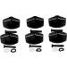 Tuning Knobs 6 Pieces Stylish Tuning Knobs for Acoustic Guitar (Black) - Buy Online on GoSupps.com