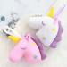 Heallily Unicorn Bath Sponge Pouf Exfoliating Loofah 2pcs for Women Girls - White Pink - Buy Online on GoSupps.com