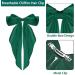 HundoPony Hair Bow Long Tail Soft Silky Satin Bowknots with Metal Clips Barrettes Hair Clips for Girls Women Stylish French Ribbon Hairpin Green - Buy Online on GoSupps.com
