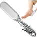 Meindin Pumice Stone Foot File | 2 in 1 Foot Rasp for Cracked Heel - Dead Skin Removal Professional Scrubber Callus Remover Multi Purpose Pedicure Tools Transparent Gray - Buy Online on GoSupps.com