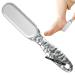 Tuxxjzm Pumice Stone Foot File Foot File | 2 in 1 Foot Scraper for Dead Skin Removal - Professional Callus Remover for Dead Skin Removal Multipurpose Pedicure Tools Transparent Grey