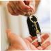Mini Refillable Glass Bottle Pendant Perfume Keychain - Travel-Friendly Zinc Alloy Key Fob - Buy Online on GoSupps.com