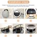 Portable Foldable Pet Playpen for Puppy Cat | Indoor Outdoor Exercise Kennel Tent - Beige & Grey - Buy Online on GoSupps.com