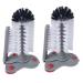 Clisted 2X Double-Headed Sink Cup Brush Sucker Kitchen Cleaning Supplies Rotating Wine Bottle Cleaner Cup Scrubber