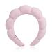 Spa Headband Women Fashion Headband Hair Accessories Sponge Headband Makeup Headband Wide Headband for Face Washing Shower Makeup Removal Skincare (Pink)