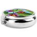Ladybug Round Pill Box - 3 Compartment Mini Decorative Pill Organizer for Travel - Portable Pocket Vitamin Holder Case - Buy Online on GoSupps.com