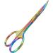 Nail Scissors Cuticle Scissors Eyebrow Scissors Trimming Scissor for Nails and Cuticle Multi-Purpose Manicure Scissors for Men and Women (Nail Scissors) (Titanium Rainbow) - Buy Online on GoSupps.com