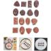 HEMOTON 16pcs Simulation Chocolate Artificial Cookie Simulated Chocolate Decor Fake Chocolates Cake Accessories Toys for Kids Bulk Toys Fake Cookies Child Marshmallow Multifunction Pvc 3.90X2.80X1.80CM 1 - Buy Online on GoSupps.com