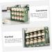 Egg Storage Box Egg Holder for Fridge Egg Preservation Holder Organizer for Refrigerator Household Green 26X20X10CM - Buy Online on GoSupps.com