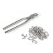The Sausage Maker Summer Sausage Casing Kit - 61mm Dia. Mahogany Fibrous Casings (20ct) with Tools - Buy Online on GoSupps.com
