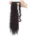 Long Curly Wrap Around Ponytail Hair Extension 26 Inches - Natural Black - Buy Online on GoSupps.com