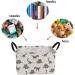 HUAYEE Rectangular Canvas Storage Bin with Dinosaur Print - Waterproof Nursery Hamper for Home Office - Toy Box with Handles - Buy Online on GoSupps.com