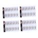 Hemoton 4pcs Eyebrow Stickers Tatoo Eyebrow Makeup Eyebrow Trimming 4 Transfer Paper with Soy Ink