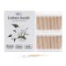 Meipo Cotton Swab for Ears Double Round Thick Cotton Tips with Strong Wooden Sticks for Makeup or Nails Natural Cotton Bud 3 inch One Small Box (1Pack 400 Count)