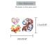 Roarhowl Extra Large Flower Temporary Tattoo for Women - Waterproof Fake Tattoos - Buy Online on GoSupps.com