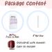 Buy BABALAL Almond Press on Nails - Medium Fake Nails with Silver Swirl & Rhinestone Design | Stiletto Acrylic Nails FNf401 for International Shipping - Buy Online on GoSupps.com