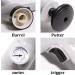 9-in-1 High Pressure Air Plunger for Toilet, Drain, and Plumb - Gray - Buy Online on GoSupps.com