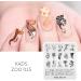 KADS Nail Art Stamping Plates Set Image Template Stencils Pattern with Stamping Plates Holder Case Organizer (ZO015) - Buy Online on GoSupps.com