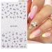 Daisy Nail Art Sticker 5D - Exquisite Floral Nail Decal, Self-Adhesive Design for Women & Girls - 4 Sheet Pack - Buy Online on GoSupps.com