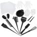 FRCOLOR 3 Sets Hair Dye Oil Make Yourself Hair Dye Set Hair Dye Brush Hair Tint Tool Earmuffs Hairdressing Supplies Hair Dye Sets Mixing Suite Mirror Plastic