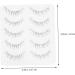 Beavorty 5 Pairs curling false eyelashes strip lashes fake eyelashes fake lashes makeup lashes costume eye lashes no 5d false makeup tools Stage Eyelashes Miss Adhesive chemical fiber girl - Buy Online on GoSupps.com