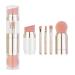 5 In 1 Exquisite Multi-function Makeup Brushes Funny Combination Design - Blush Brush Eyeshadow Brush Angled Brow Brush Blending Brush For Women and Girls (5 In 1)