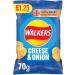 Walkers Cheese & Onion Crisps 70g (Case Of 18) - Buy Online on GoSupps.com