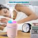 Colorful Mini Humidifier & Essential Oil Diffuser - USB Personal Desktop Humidifier for Car, Office, Bedroom - 2 Mist Modes (Pink) - Buy Online on GoSupps.com