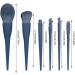 Fruusv Makeup Brushes for Eye - Face Eye Eyeshadow Brush Set - Portable Face Make up Brushes with Silicone Storage Bag for Women blue - Buy Online on GoSupps.com