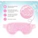 Gamufw Cooling Eye Mask Hot Cold Therapy Gel Eye Mask for Puffy Eye Migraine Relief Headache Dark Circles Dry Eyes Swollen Eyes Sinus Pain (Pink) - Buy Online on GoSupps.com