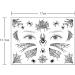 Halloween Witch face stickers Temporary Tattoos Spider Tattoos Spider Web Spider Net Tattoos - Face Shoulder Arm Back Tattoos Stickers-Halloween Costume Apparel Cosplay Accessories Party Favor Supplies - Buy Online on GoSupps.com