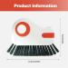 2 in 1 Groove Cleaning Brush Window Track Cleaning Tools New Multifunction Hard Bristle Crevice Cleaning Brush with Hidden Scraper Grout Cleaner Grip Brush for Sliding Door Track (Gray 2pcs) Grey 2pcs - Buy Online on GoSupps.com