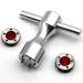 MOTONG Custom Weights + Wrench for Titleist Scotty Cameron Putters - 2 x 20g (Silver) - Buy Online on GoSupps.com