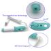 Mini Ceramic Electric Curling Wand - Professional Blue & White Hair Curler for International Shipping - Buy Online on GoSupps.com