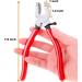 8 Inch Key Fob Pliers with Rubber Tips for Key Fob Hardware and Stained Glass Work - Buy Online on GoSupps.com