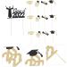 Warmhm 13pcs Graduation Season Cake Insert Dessert Toppers Cardstock Topper 2021 Graduation Party Decorations Graduation Cupcake Picks Graduate Toothpick Glitter Paper Card Stock - Buy Online on GoSupps.com